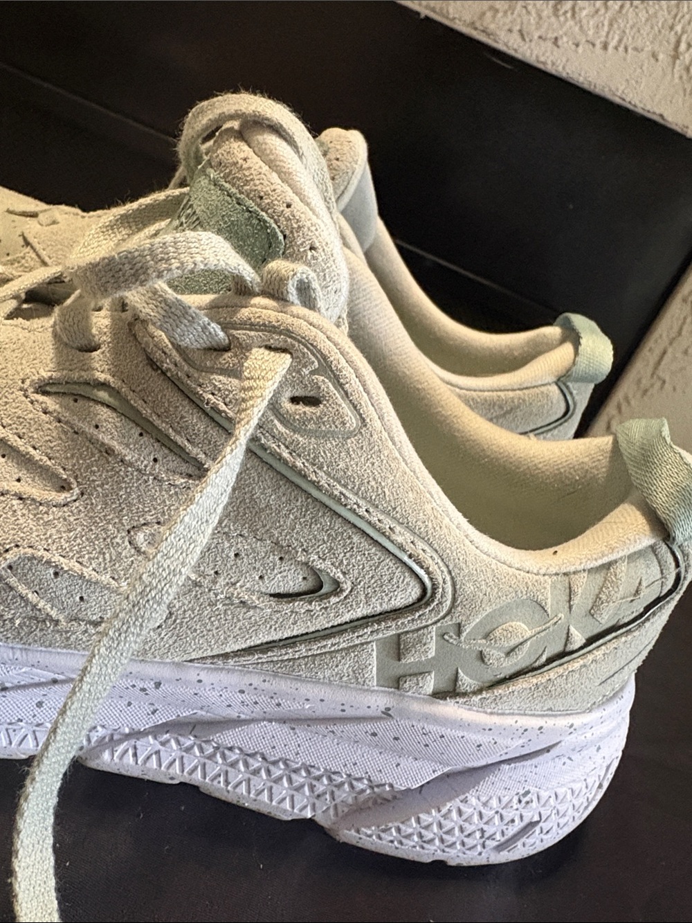 Hoka Women's Sneakers in Light Sage with Mint Accents - Picture 9 of 10
